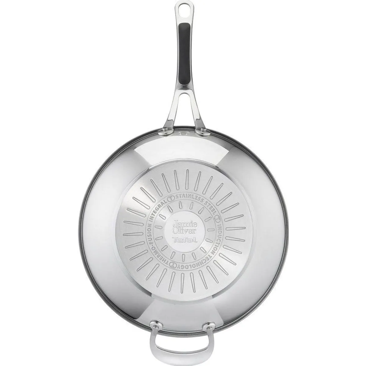 Tefal Wok Jamie Oliver Cook's Classic, Induktionsgeeignet, Edelstahl — Thermo-Signal, Antihaftversiegelung, Langlebig 4