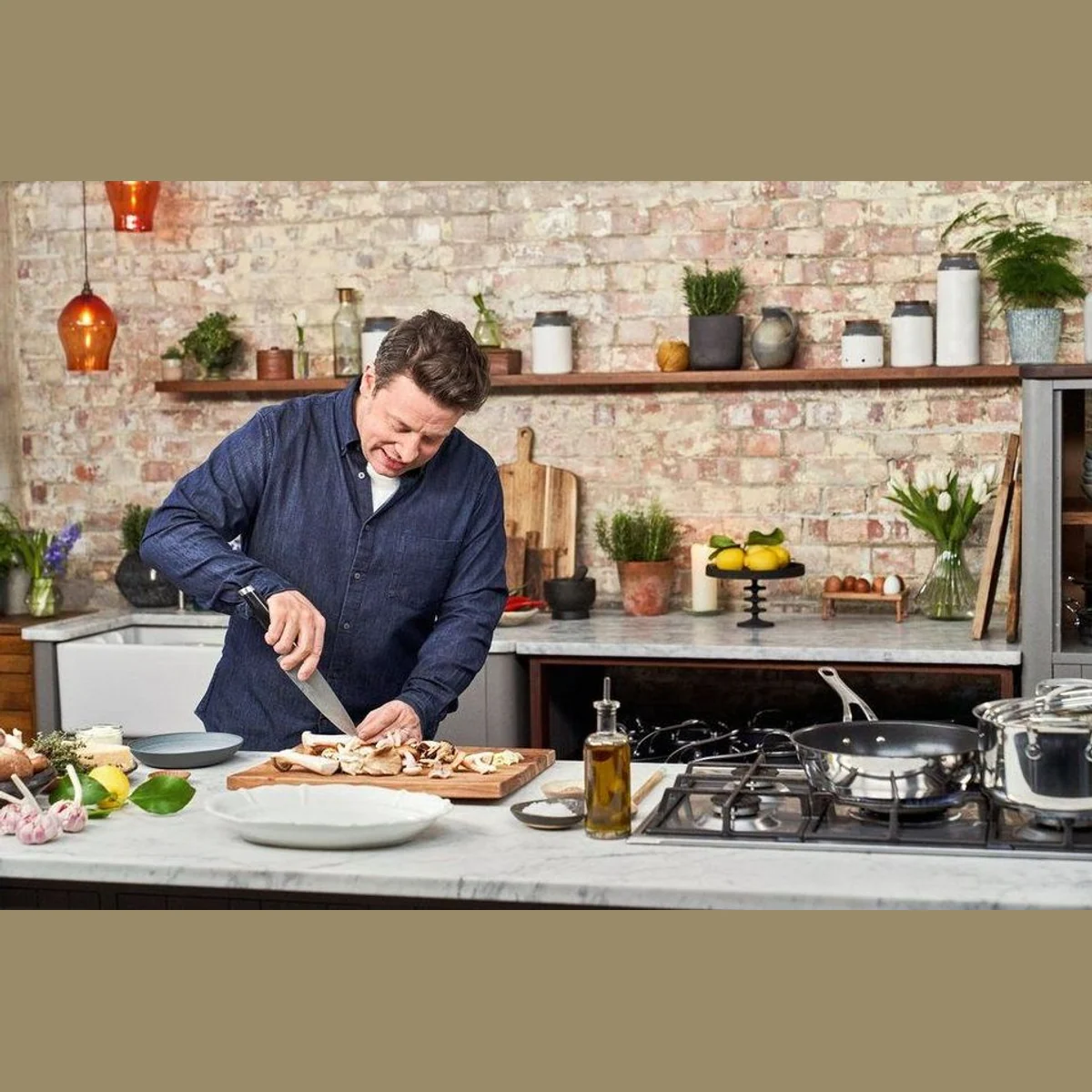Tefal Wok Jamie Oliver Cook's Classic, Induktionsgeeignet, Edelstahl — Thermo-Signal, Antihaftversiegelung, Langlebig 5
