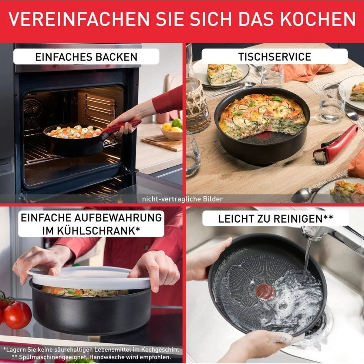 Tefal Ingenio Ultimate Topf-Set, abnehmbarer Griff, stapelbar – platzsparend und langlebig 3