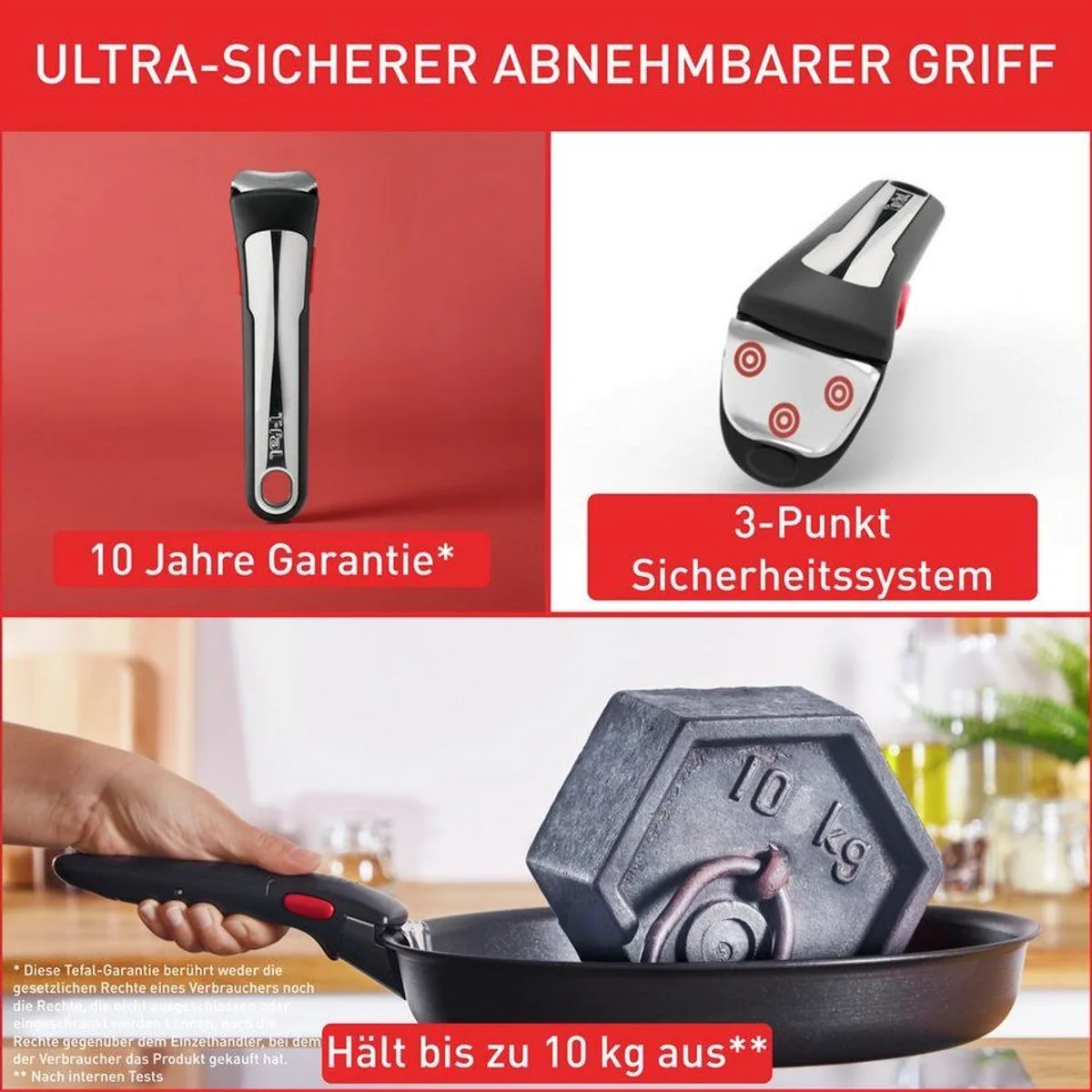 Tefal Ingenio Ultimate Topf-Set, abnehmbarer Griff, stapelbar – platzsparend und langlebig 5
