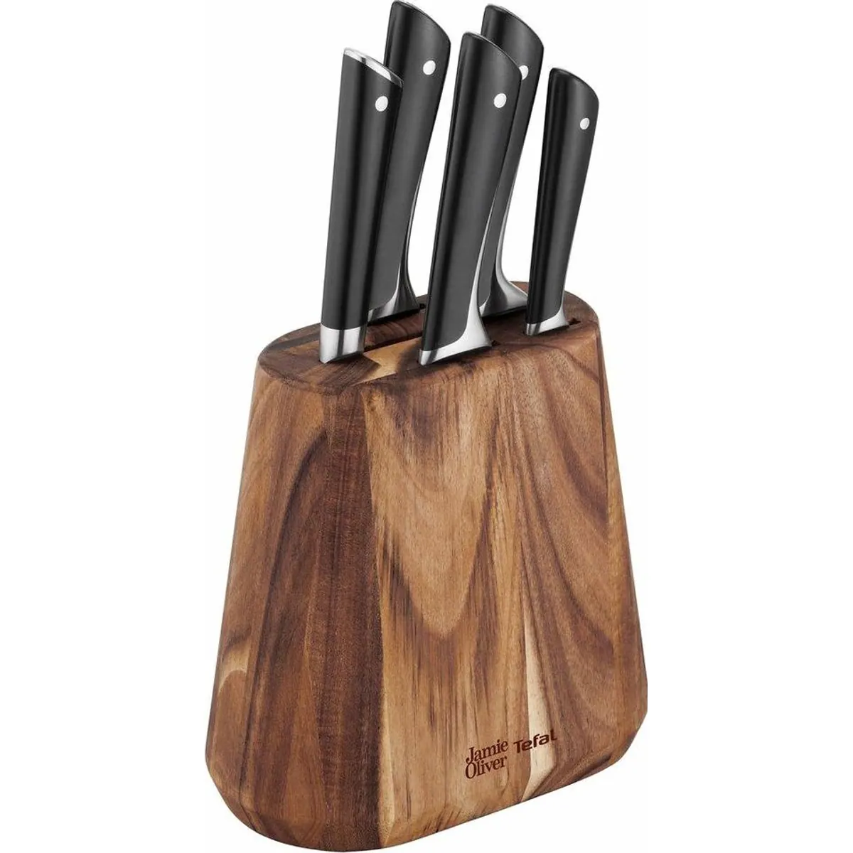 Tefal Messerblock K267S7, 7-teilig, langlebige Klingen, modernes Design, optimale Handhabung