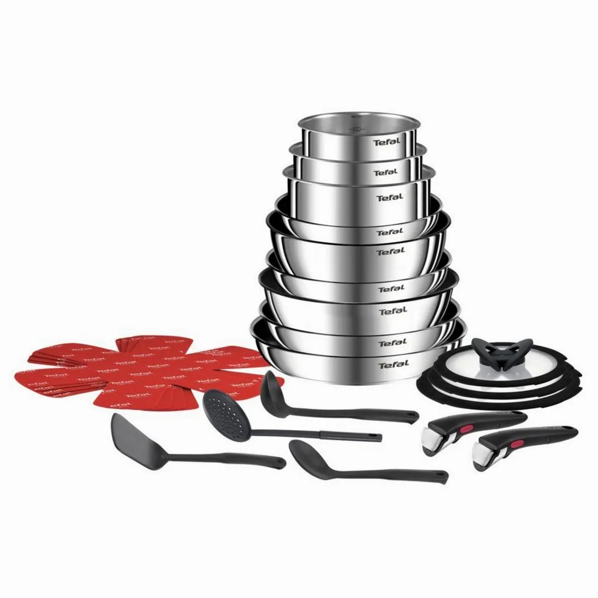 Tefal Ingenio Emotion Pfannen-Set, 22-teilig, vielseitig und platzsparend