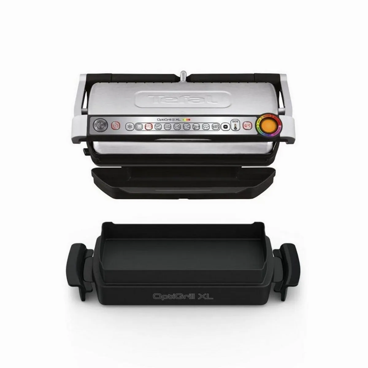 Tefal OptiGrill+ XL, 2000 W, 9 automatische Kochprogramme, manuelle Temperatureinstellung