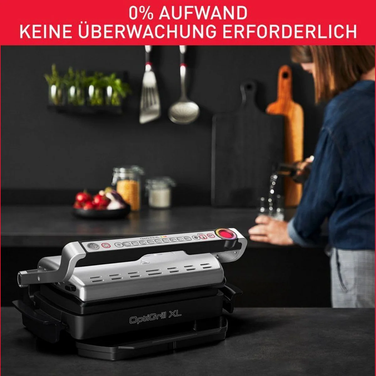 Tefal OptiGrill+ XL, 2000 W, 9 automatische Kochprogramme, manuelle Temperatureinstellung 5