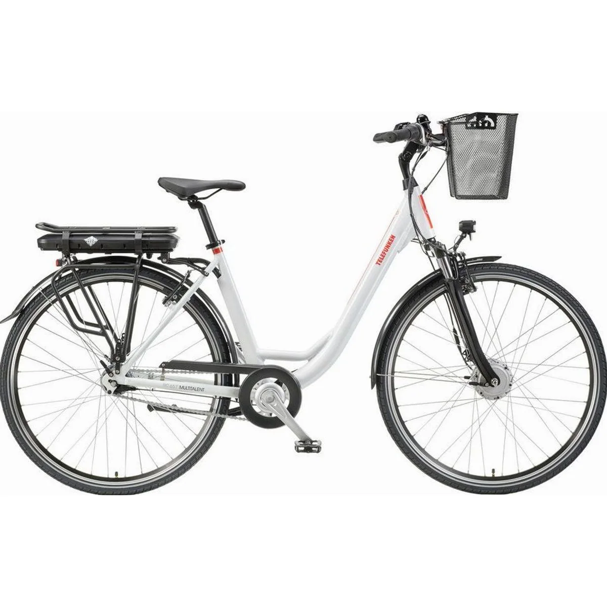Telefunken RC657 E-Bike Cityrad, 250 W Frontmotor, 536,5 Wh Akku, 7-Gang Nabenschaltung
