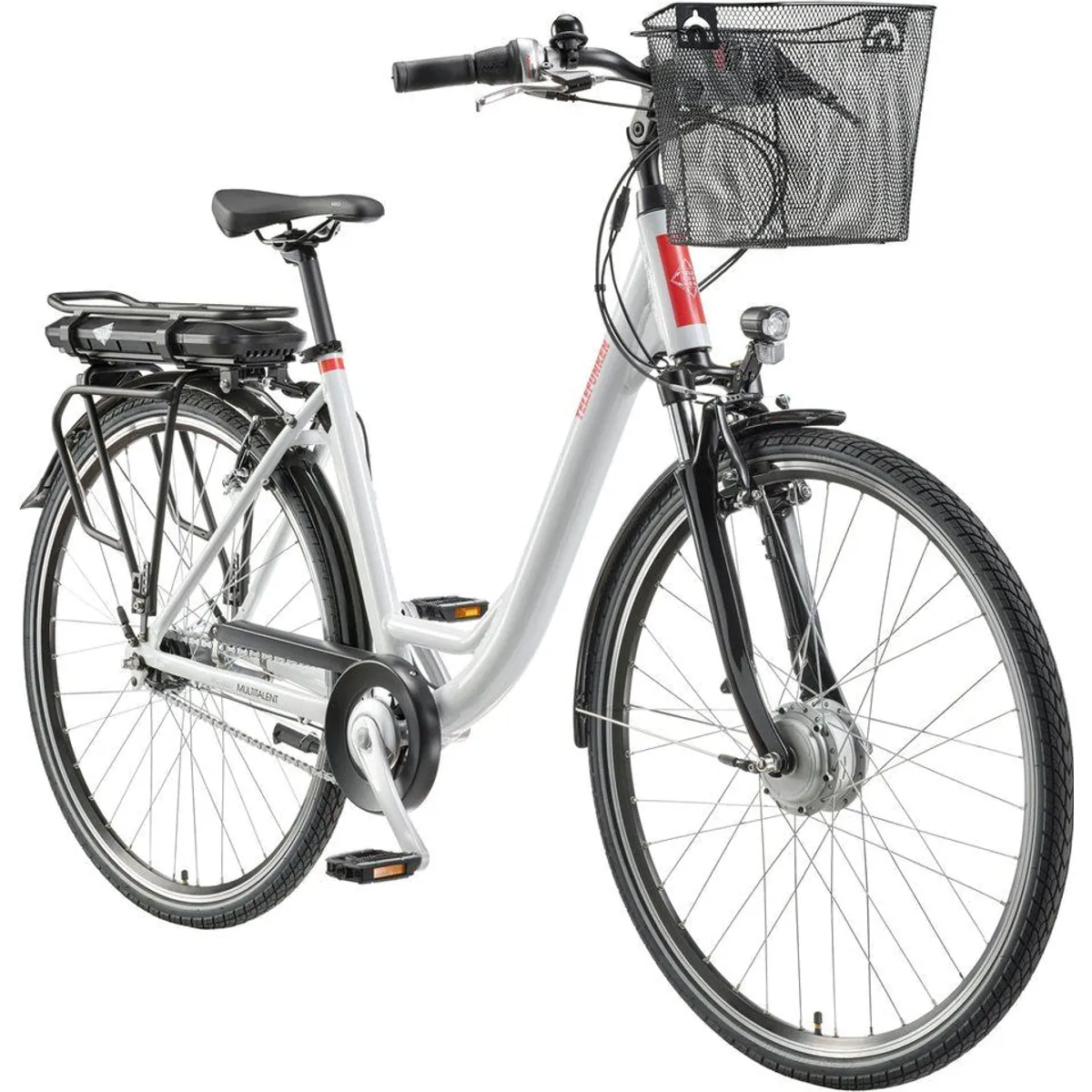 Telefunken RC657 E-Bike Cityrad, 250 W Frontmotor, 536,5 Wh Akku, 7-Gang Nabenschaltung 2