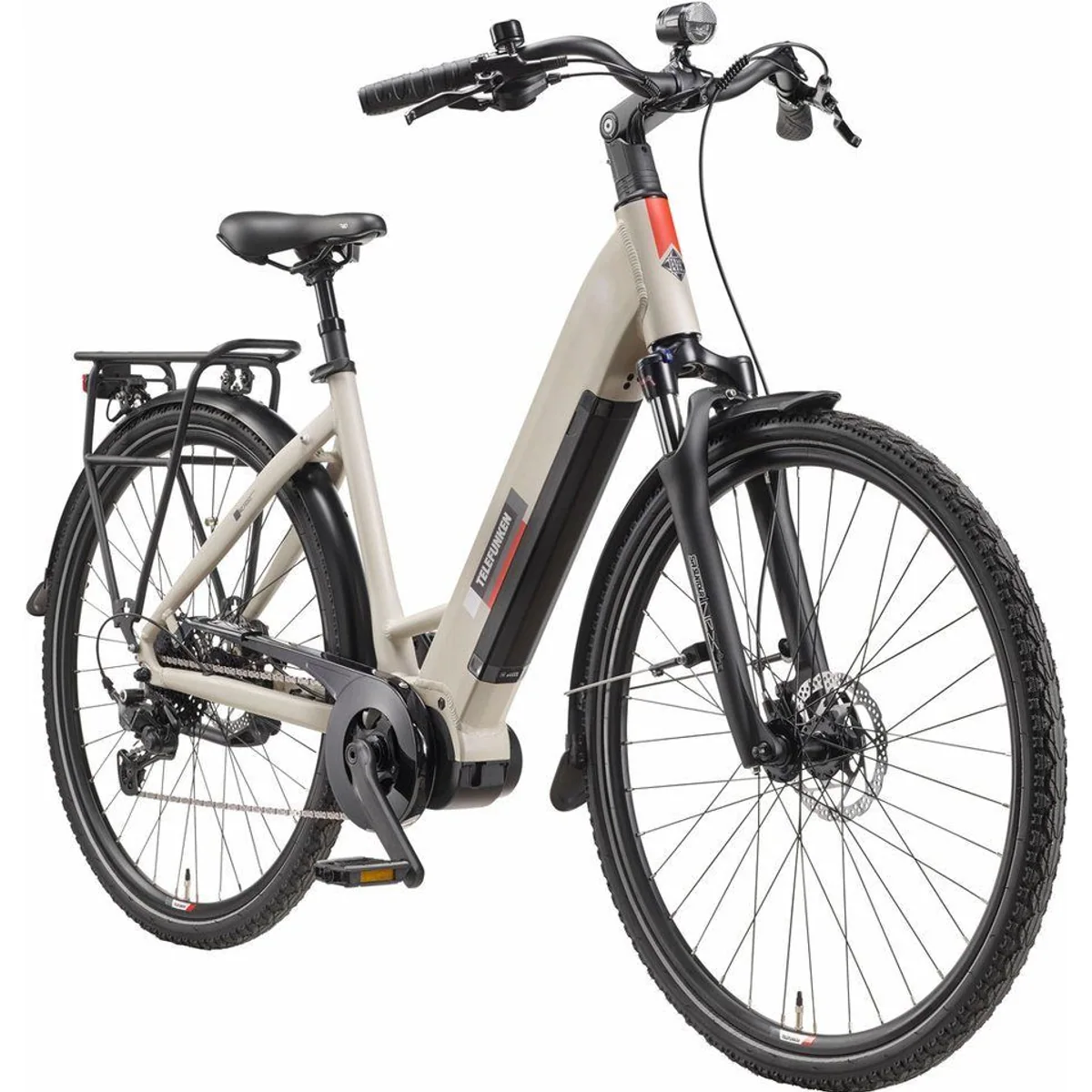 Telefunken RC680 E-Bike Cityrad, 10-Gang Shimano, Mittelmotor, 705,6 Wh 2