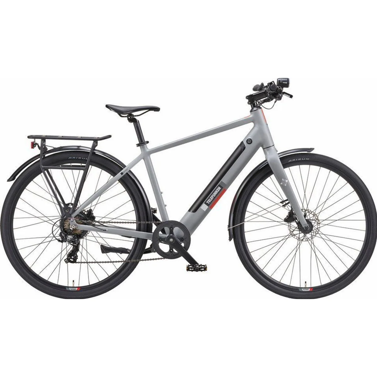 Telefunken UH200 E-Bike Cityrad, 7 Gang, 475,2 Wh Akku, Scheibenbremsen