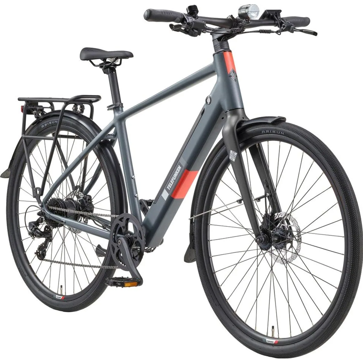 Telefunken E-Bike UH210 Herren, 250 W Heckmotor, 7-Gang Kettenschaltung — ideal für die Stadt 2