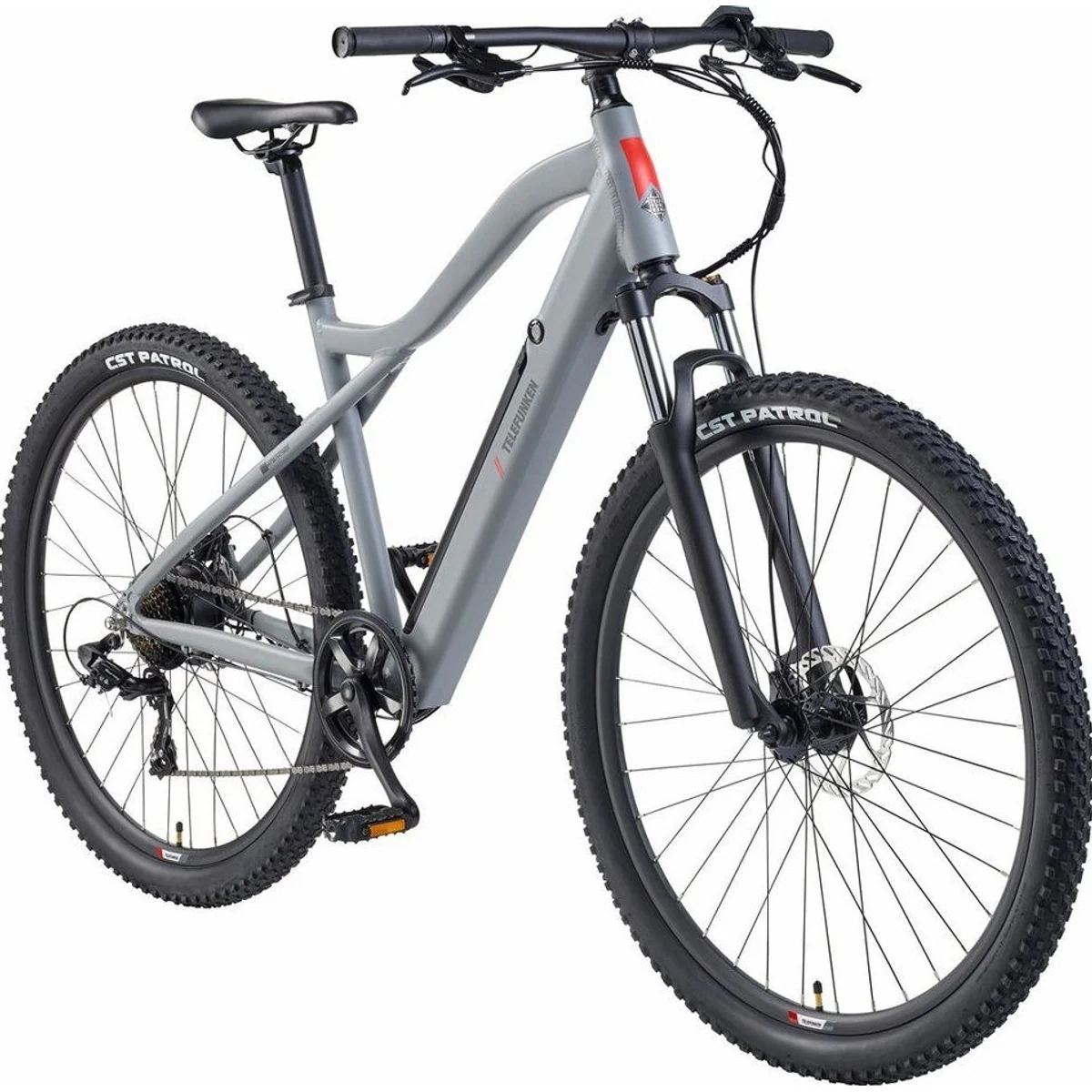 Telefunken MT922 E-Bike Mountainbike, kraftvoller Heckmotor, 29 Zoll Laufräder