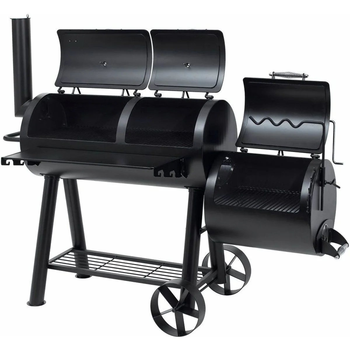 Tepro Smoker Indianapolis, vielseitig, robust, mit Thermometer 3