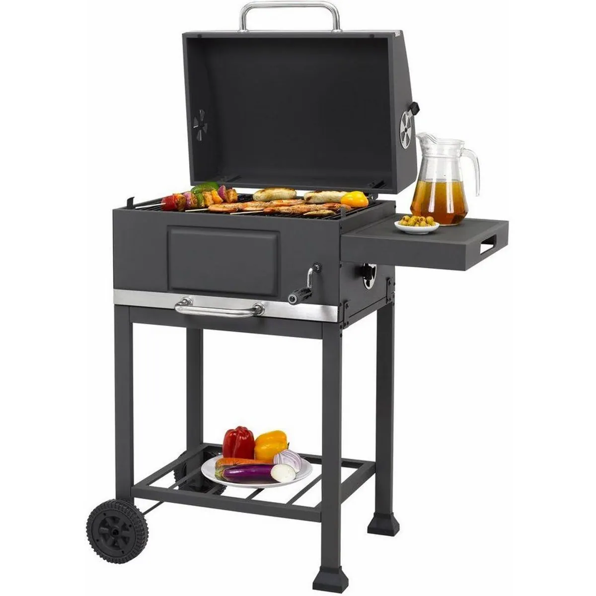 Tepro Toronto Basic Holzkohlegrill, geräumig & robust für Grillfreunde