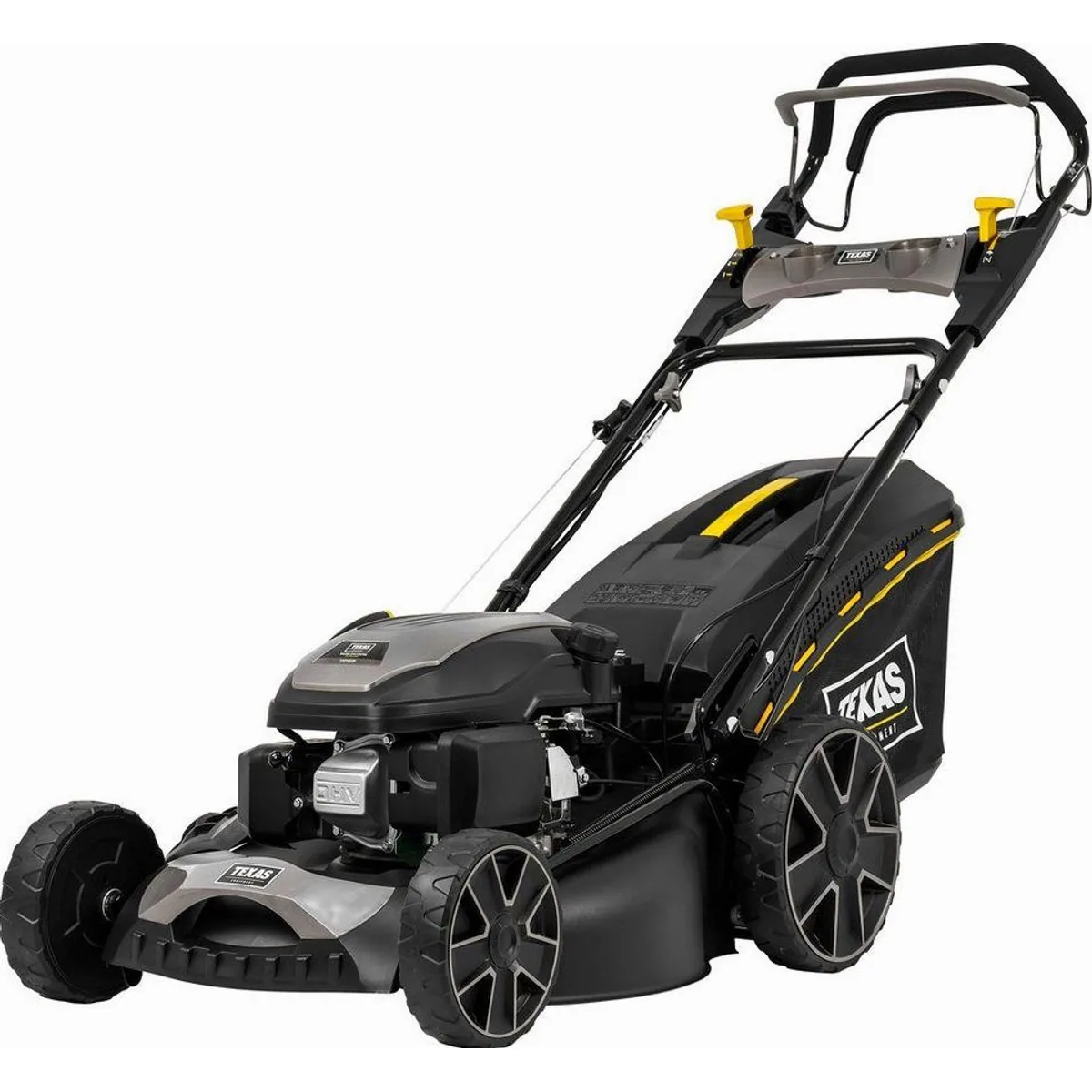 Texas Razor 5161TR/WE Benzinrasenmäher, 51 cm Schnittbreite, Elektrostart, 4-Gang, 65 L Fangkorb 2