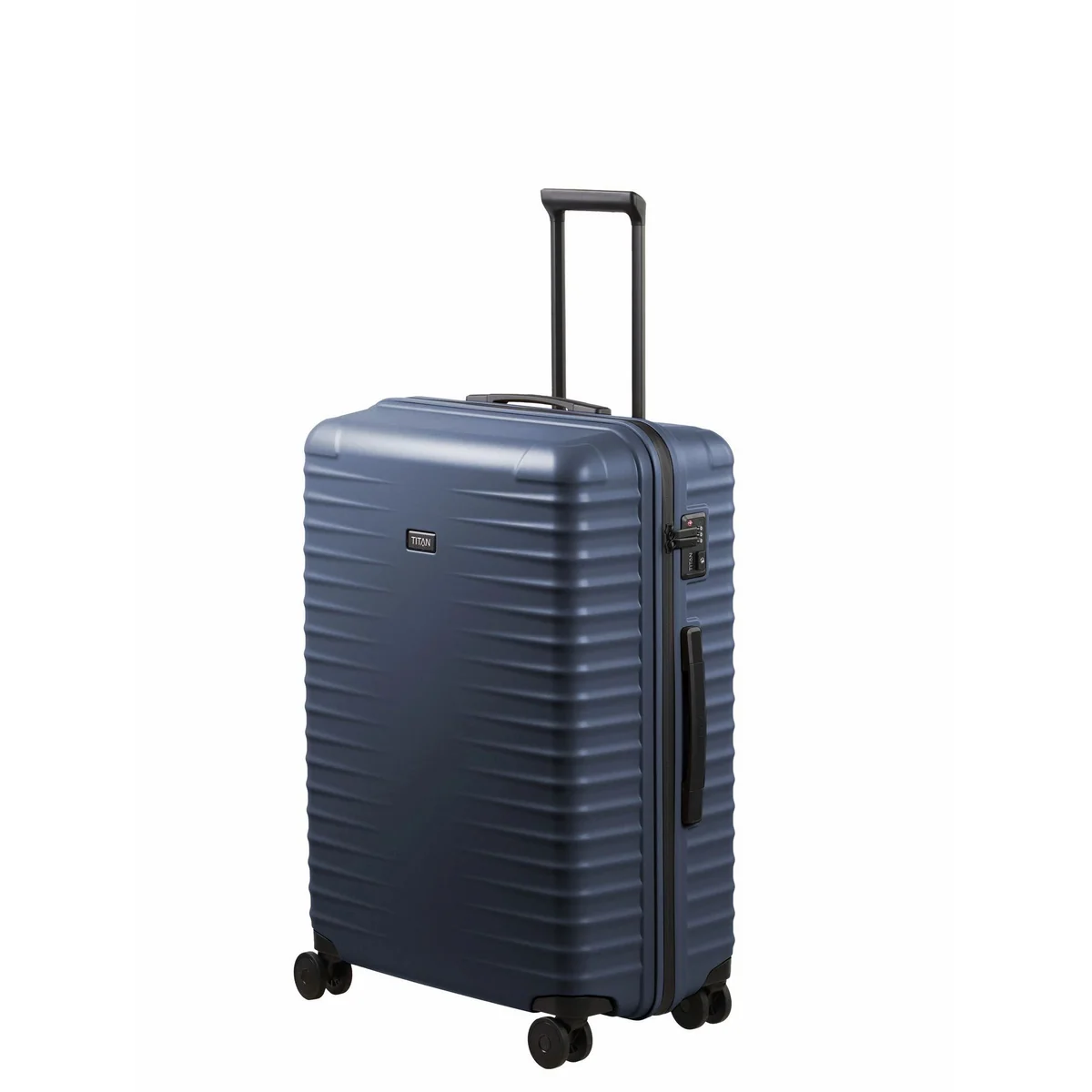 Titan UPGRADE Trolley, kratzresistente Hartschale, 4 Rollen, cleverer Stauraum