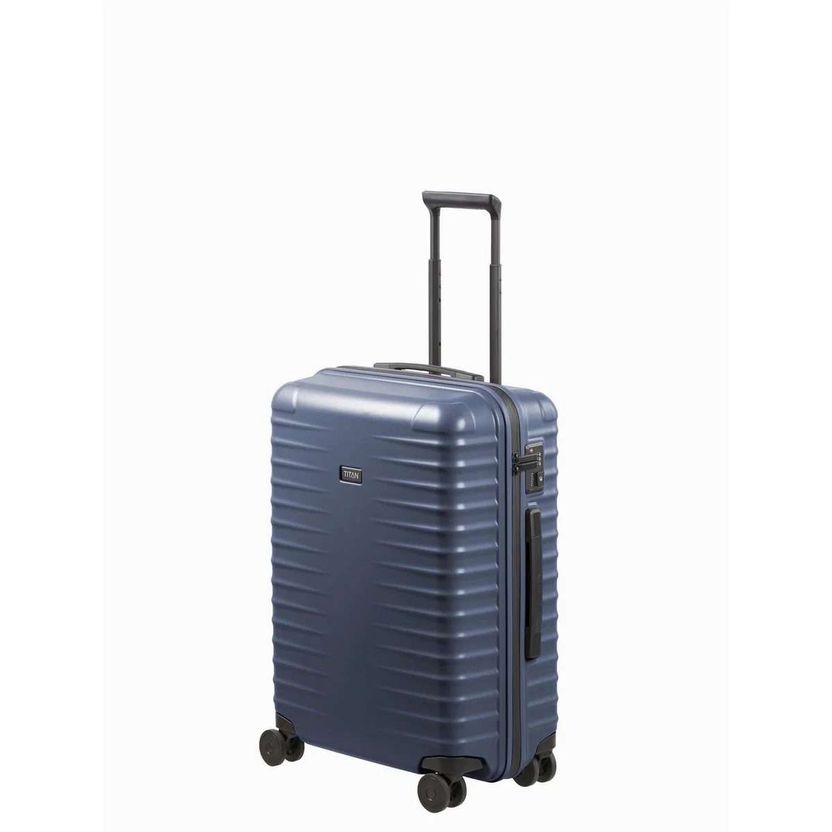 TITAN UPGRADE Trolley M, kratzresistente Hartschale, TSA-Schloss, 4 leise Rollen