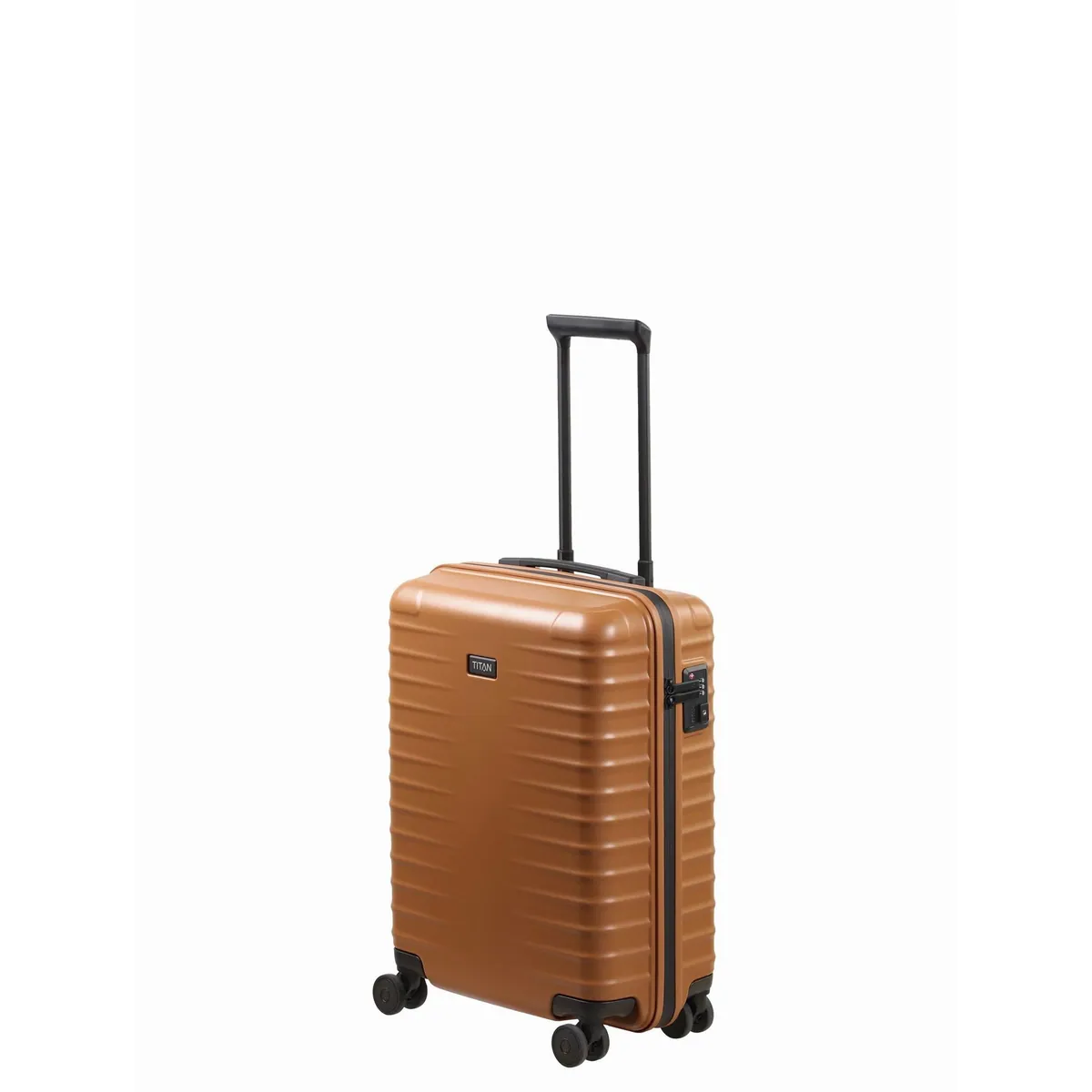 Titan UPGRADE Trolley, kratzresistente Hartschale, 4 Rollen, intelligente Innenaufteilung