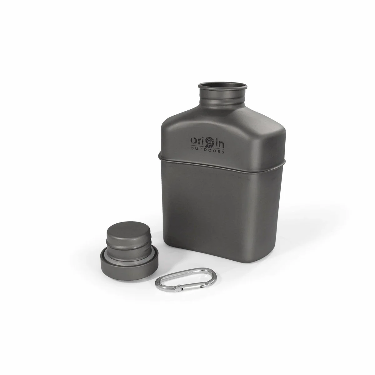 Titan Feldflasche 1 L, ultraleicht, robust, spülmaschinenfest 3