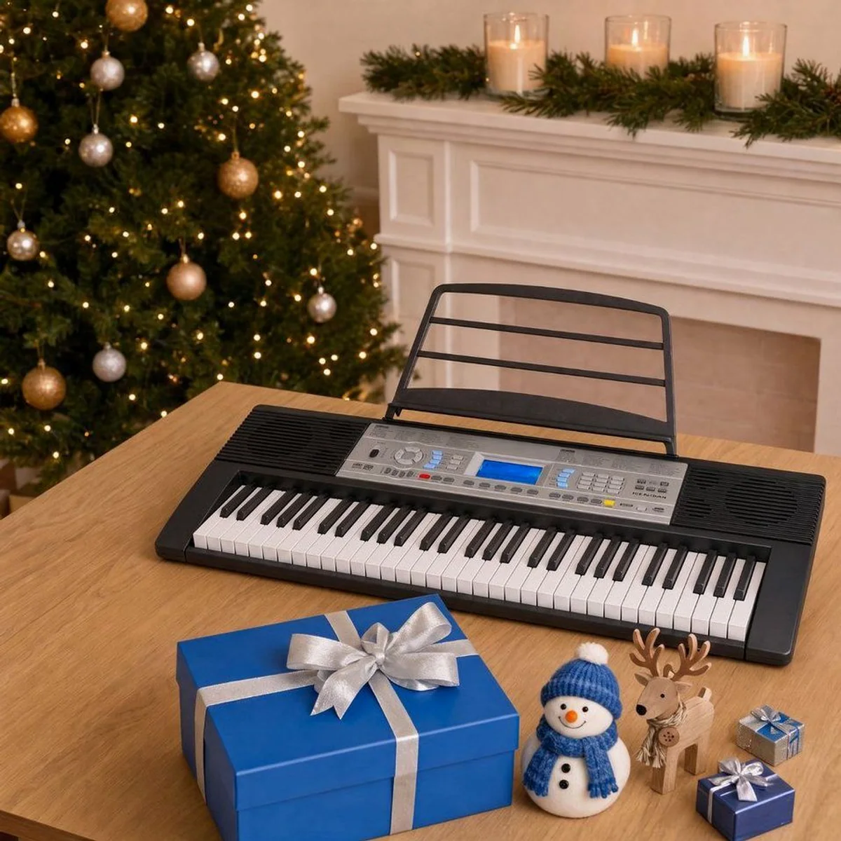TLGREEN Digitalpiano Keyboard 61 Tasten, 500 Voices, LCD Bildschirm — ideal für Anfänger 5