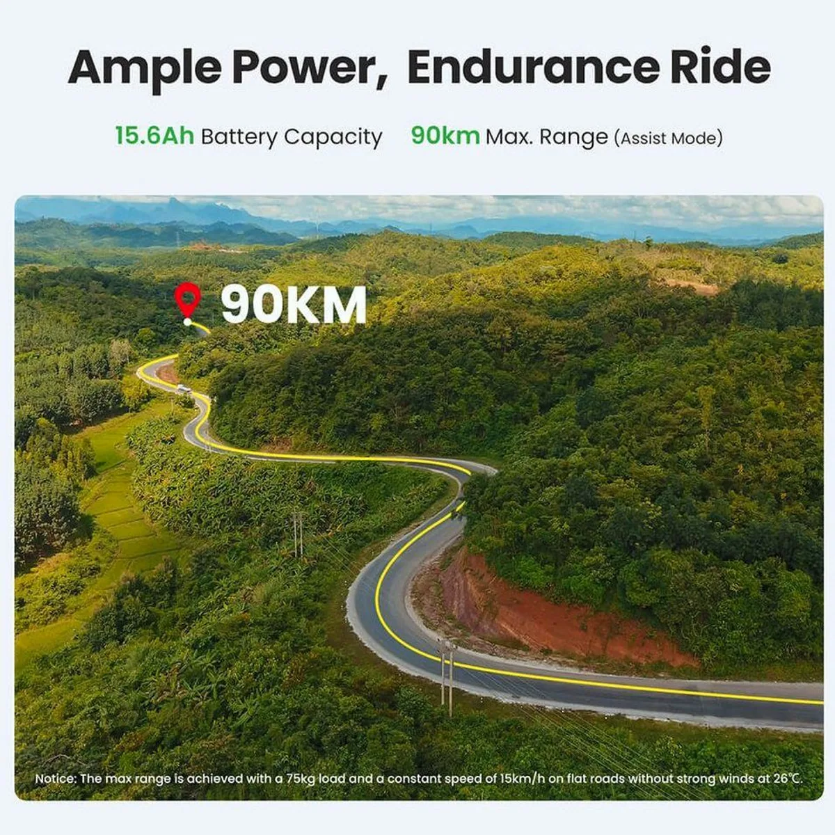 Touroll B1 E-Bike, 250 W Motor, 90 km Reichweite, 7-Gang Shimano — ideal für Pendler 4