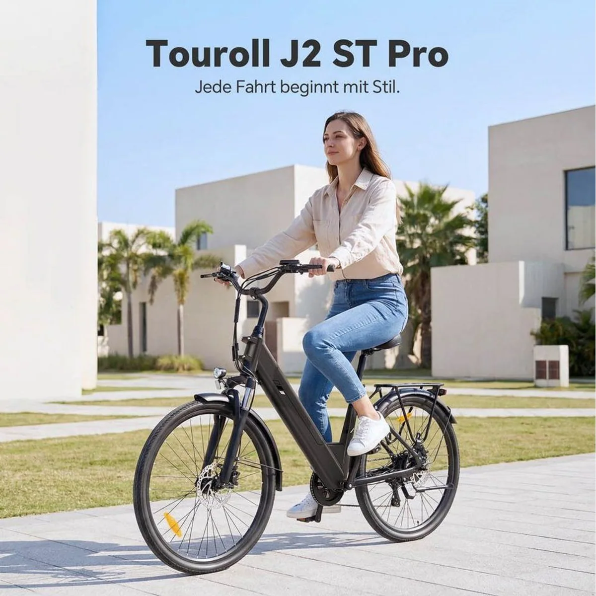 Touroll J2 ST Pro E-Bike, 7 Gang, 561,6 Wh Akku, bis 100 km Reichweite 2