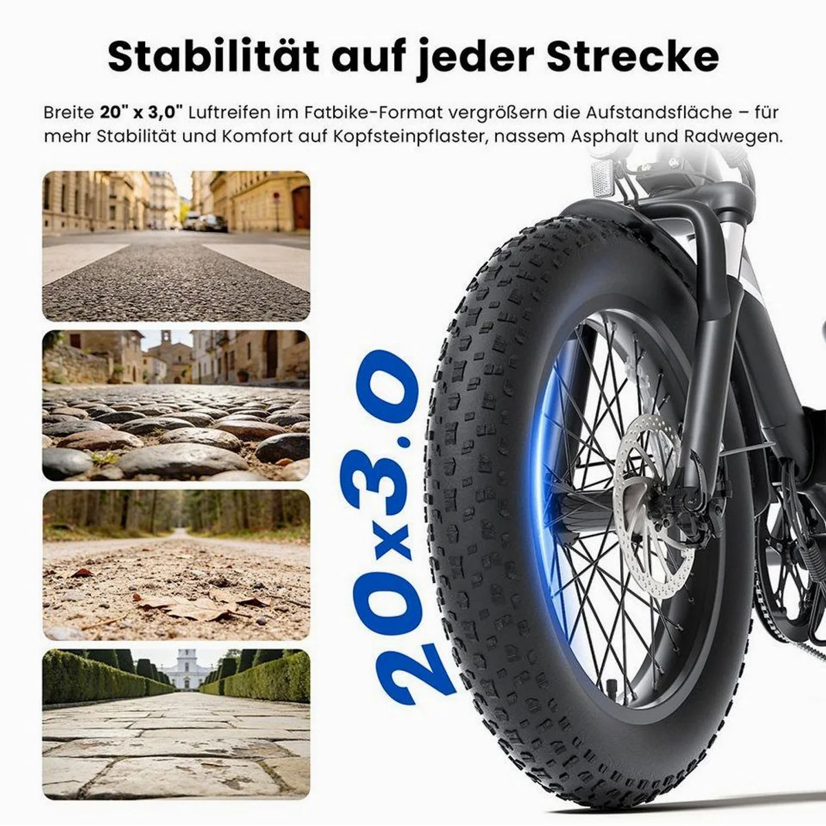 Touroll S3 E-Bike 20 Zoll, 7-Gang Shimano, abnehmbarer Akku, 25 km/h 4
