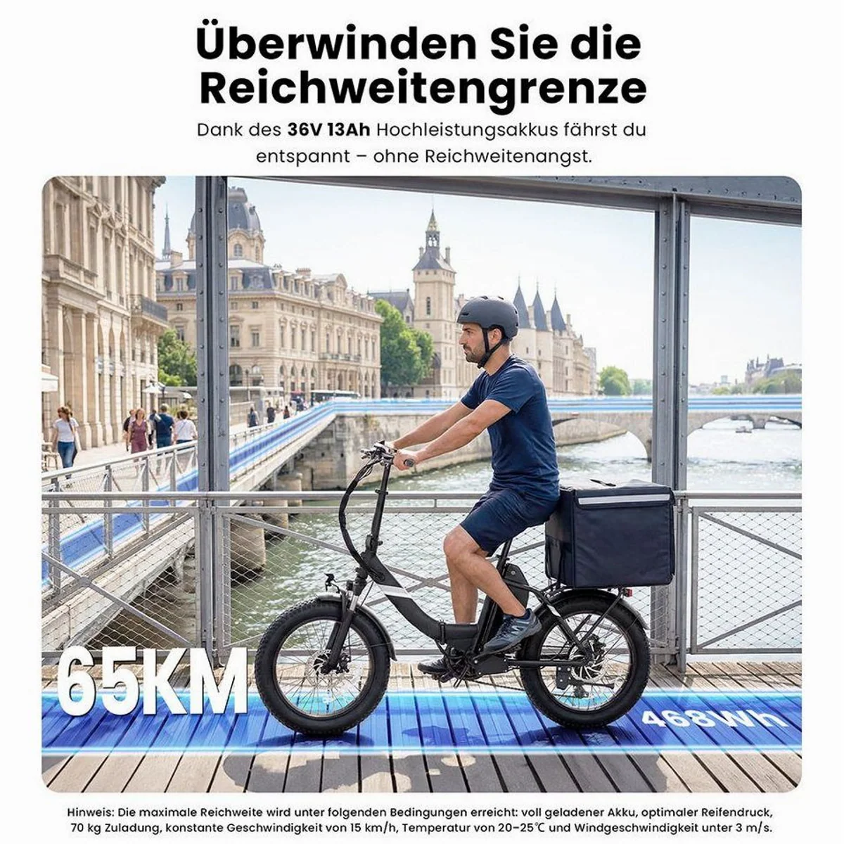 Touroll S3 E-Bike 20 Zoll, 7-Gang Shimano, abnehmbarer Akku, 25 km/h 5