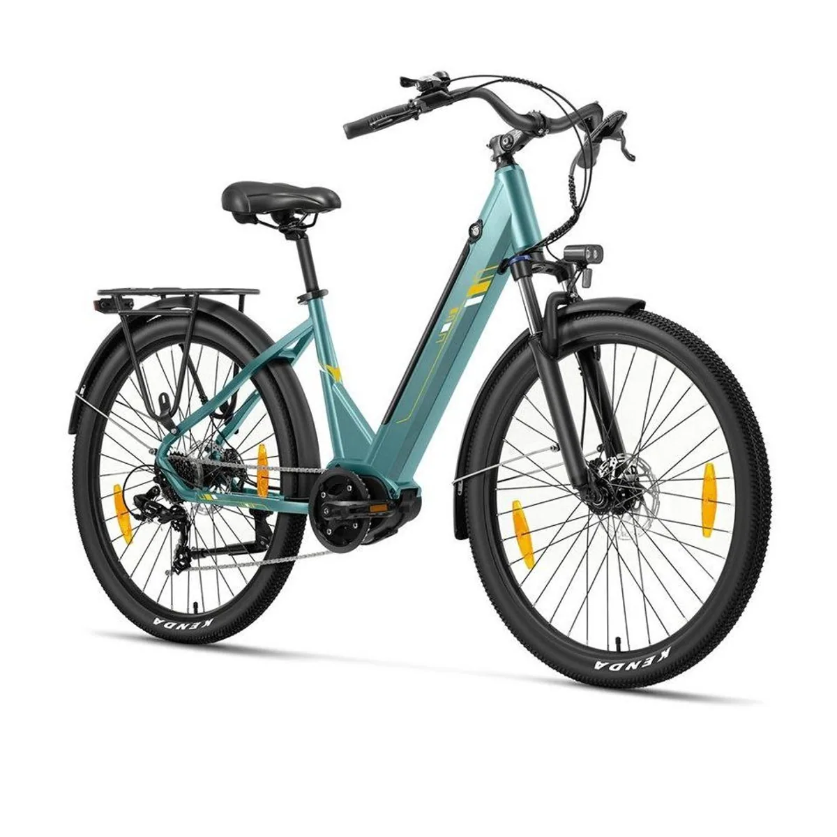 Touroll Urbano 3 E-Bike, 250W Mittelmotor, 7-Gang Shimano, 468 Wh Akku