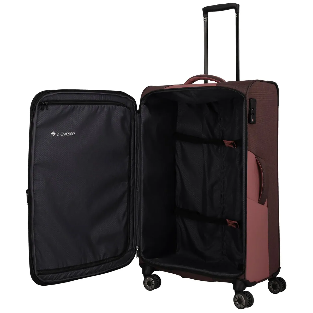Travelite Trolleyset VIIA S/M/L und Reisetasche, 4 Rollen, vielseitig und praktisch 3