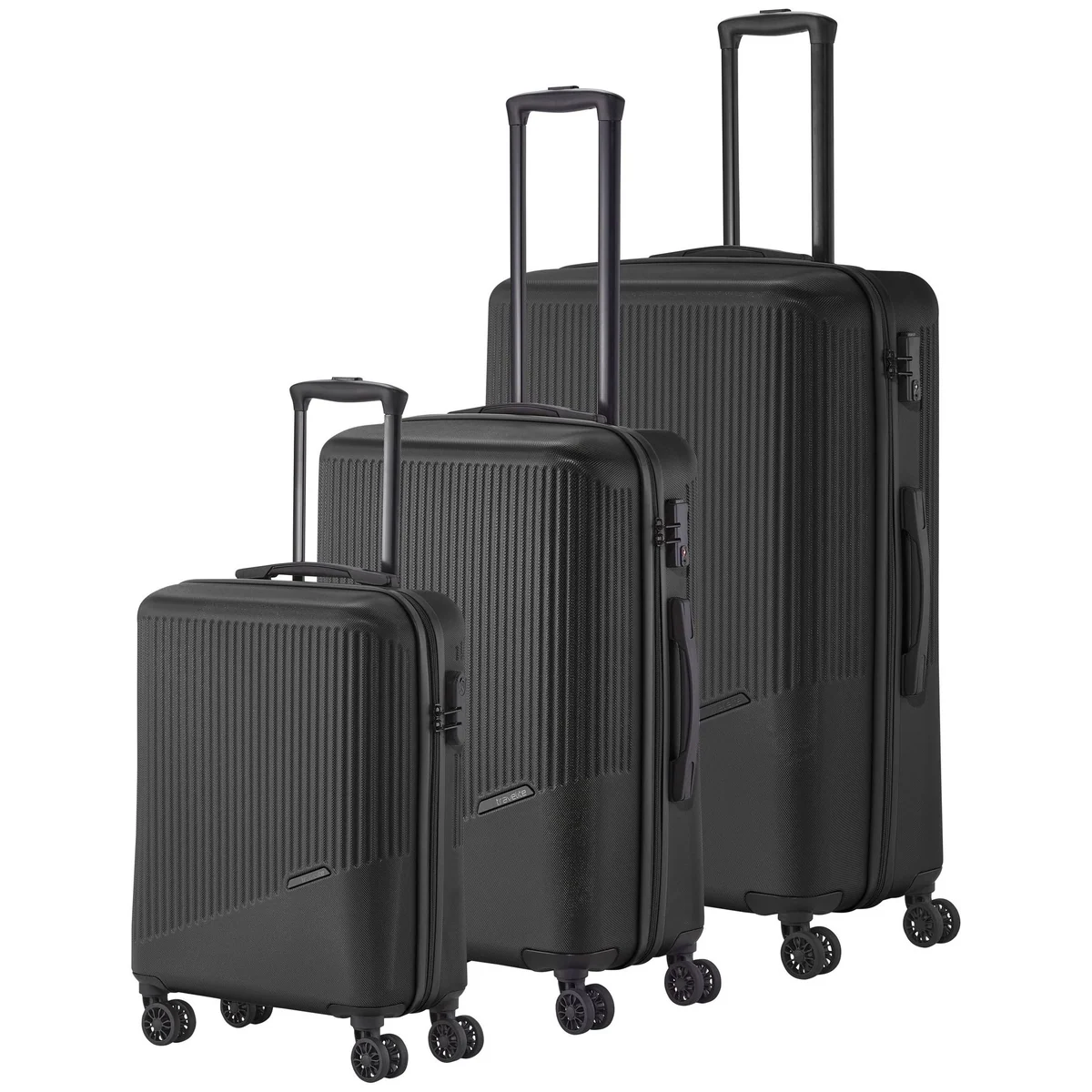 Travelite Trolleyset BALI 3-teilig, robust, leicht, stylisch