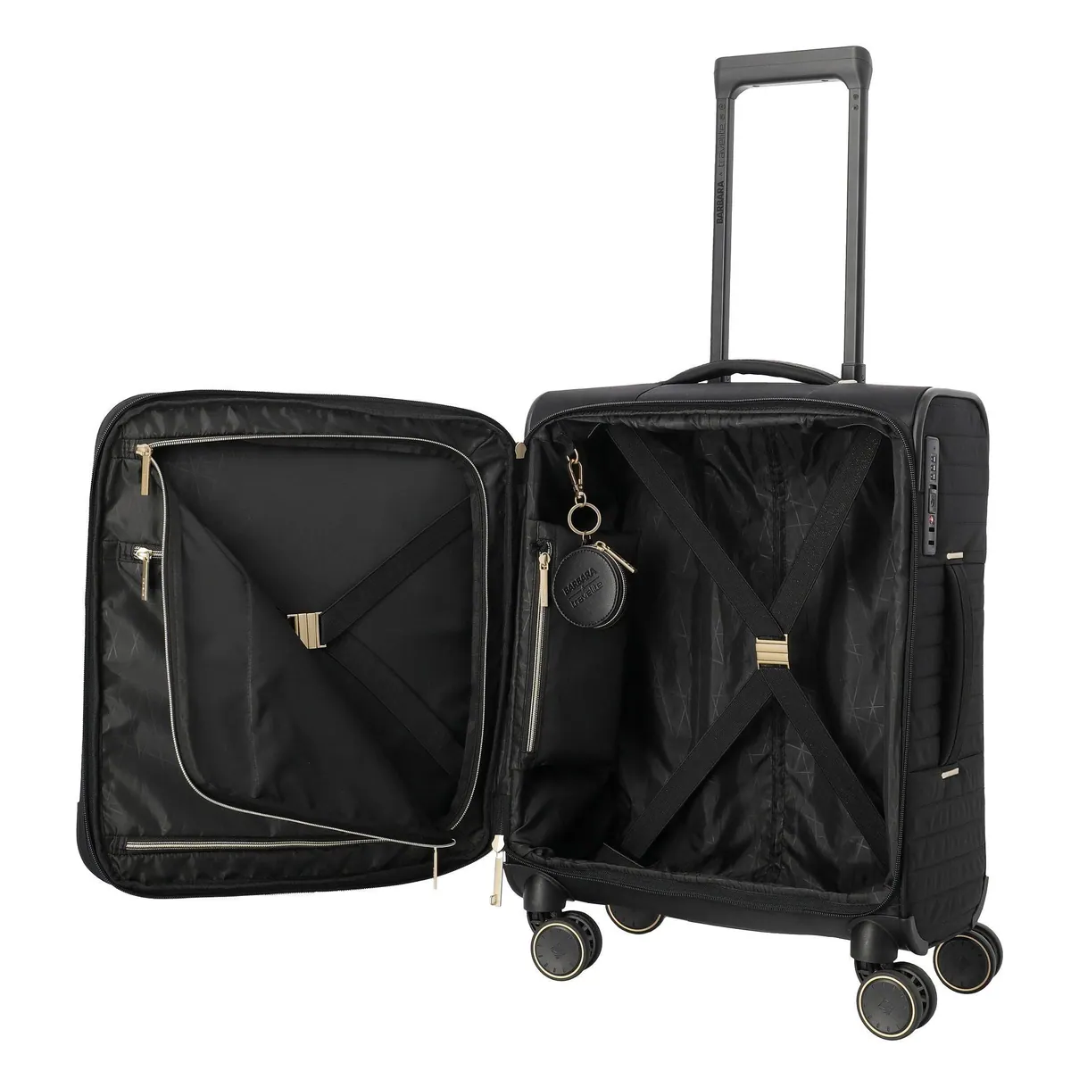 Travelite Barbara Handgepäck-Trolley, 4 Rollen, erweiterbar, Nylon 5