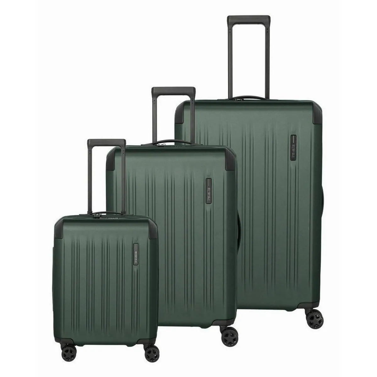 travelite DYNAMIIC Trolleyset 3-teilig, Hartschale, 4 Rollen, Dehnfalte