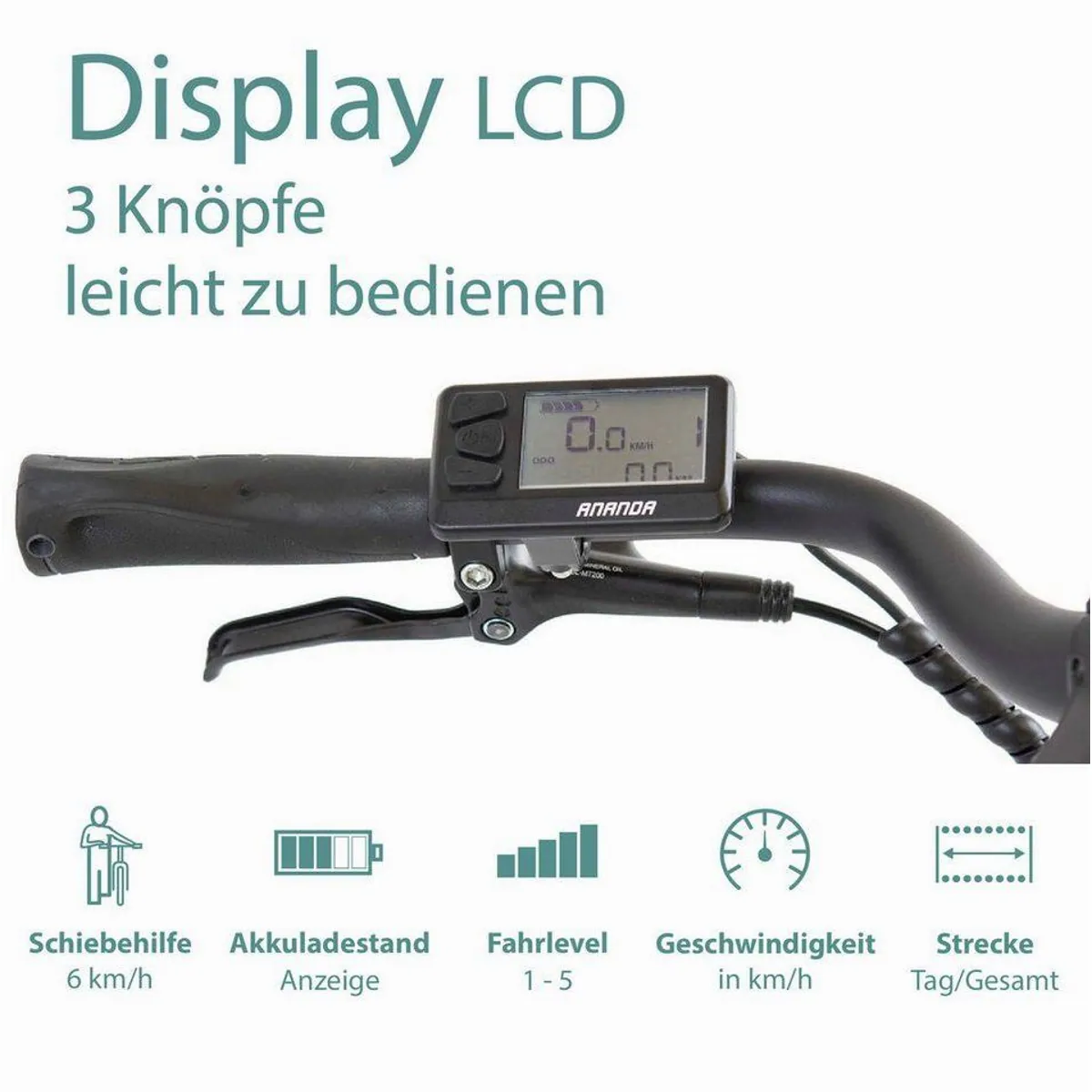 Tretwerk Sonic E-Bike Trekkingrad, 8-Gang Shimano, 522 Wh Akku, Mittelmotor 2