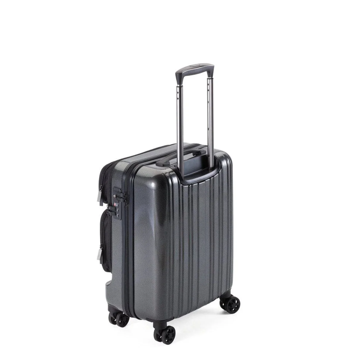 TROIKA 36 HOURS Business Trolley, Handgepäck mit Laptopfach, TSA Schloss, 4 Rollen, Hartschale 5