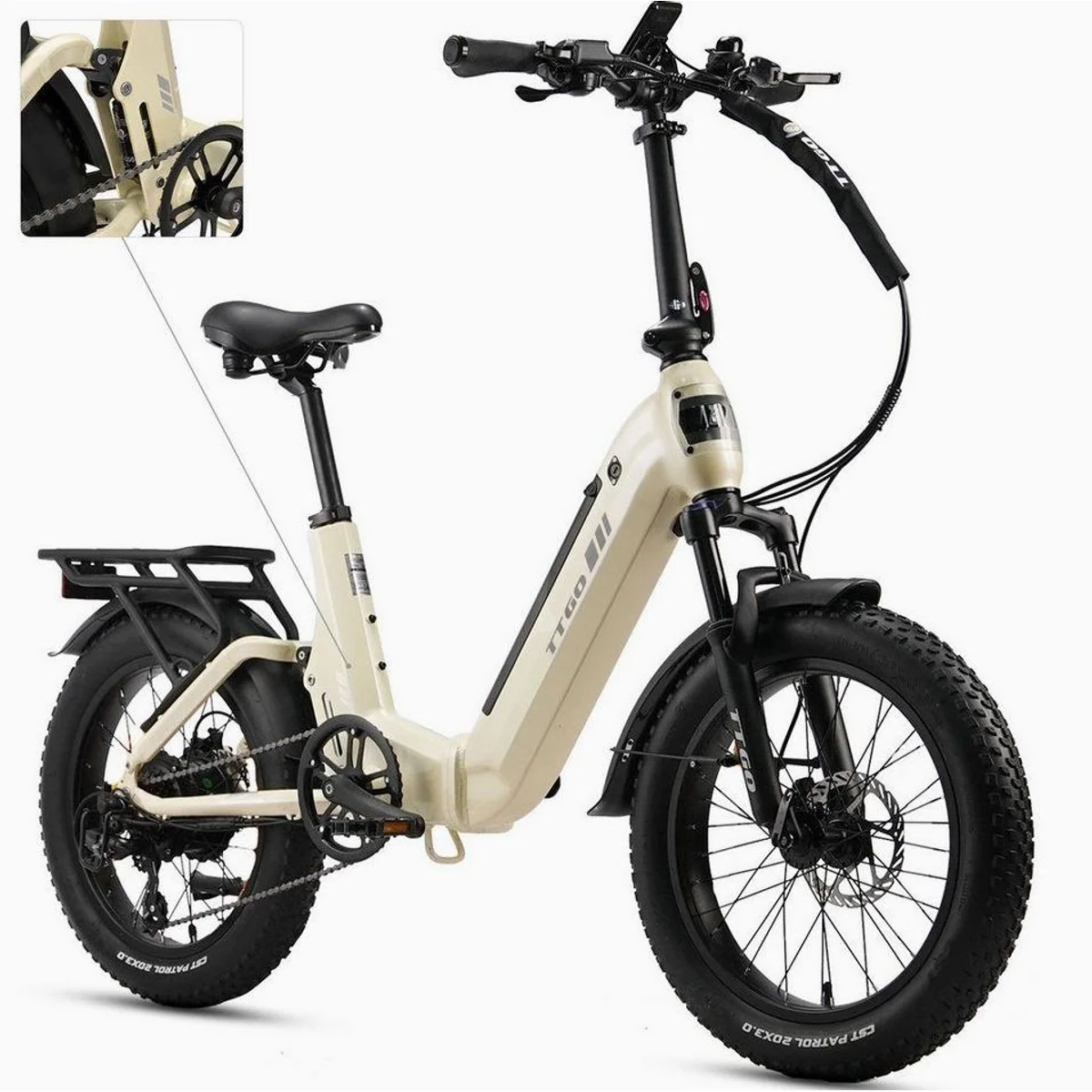 TTGO E-Bike Klapprad 20 Zoll, kompakt, stark, flexibel