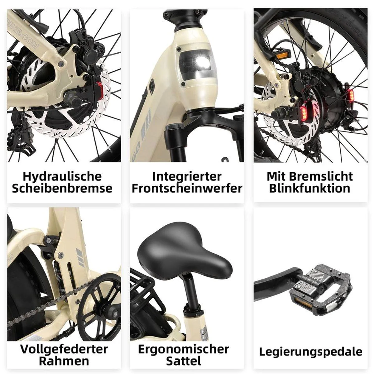 TTGO E-Bike Klapprad 20 Zoll, kompakt, stark, flexibel 3