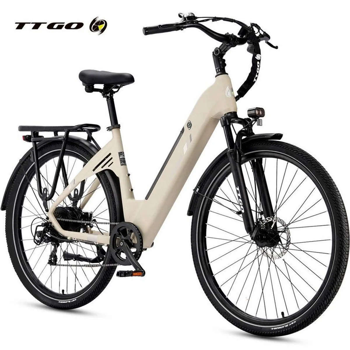 TTGO E-Bike Cityrad C3 SE, 120 km Reichweite, 7-Gang Shimano