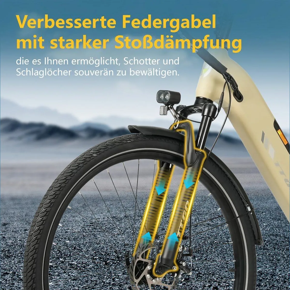 TTGO E-Bike Cityrad C3 SE, 120 km Reichweite, 7-Gang Shimano 3