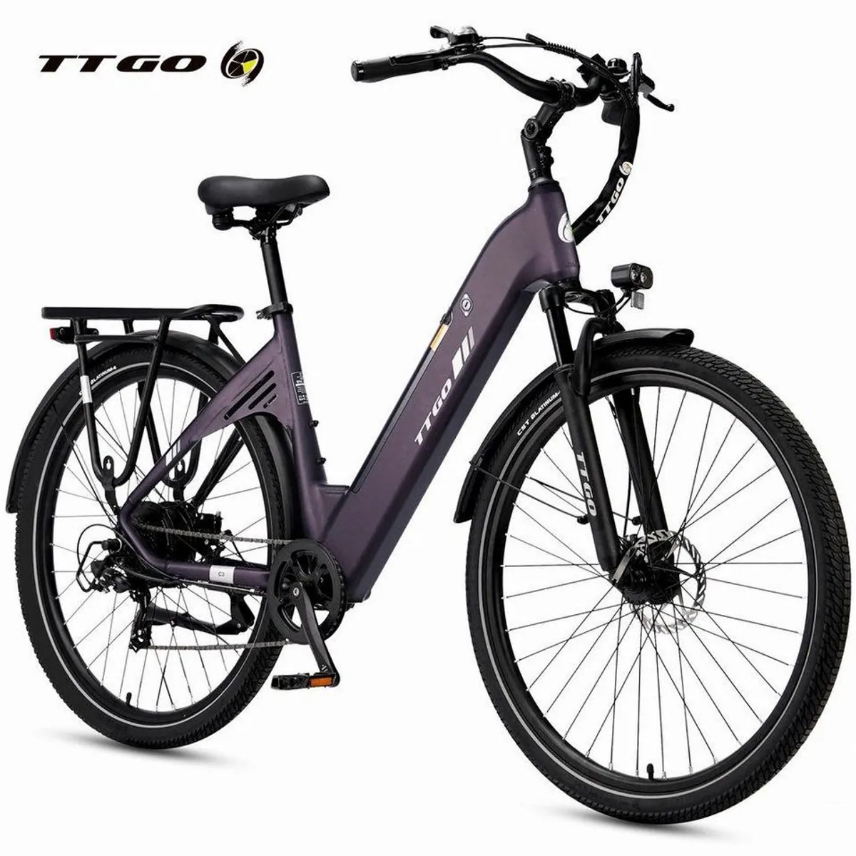 TTGO E-Bike Cityrad C3 SE, 120 km Reichweite, 7-Gang Shimano