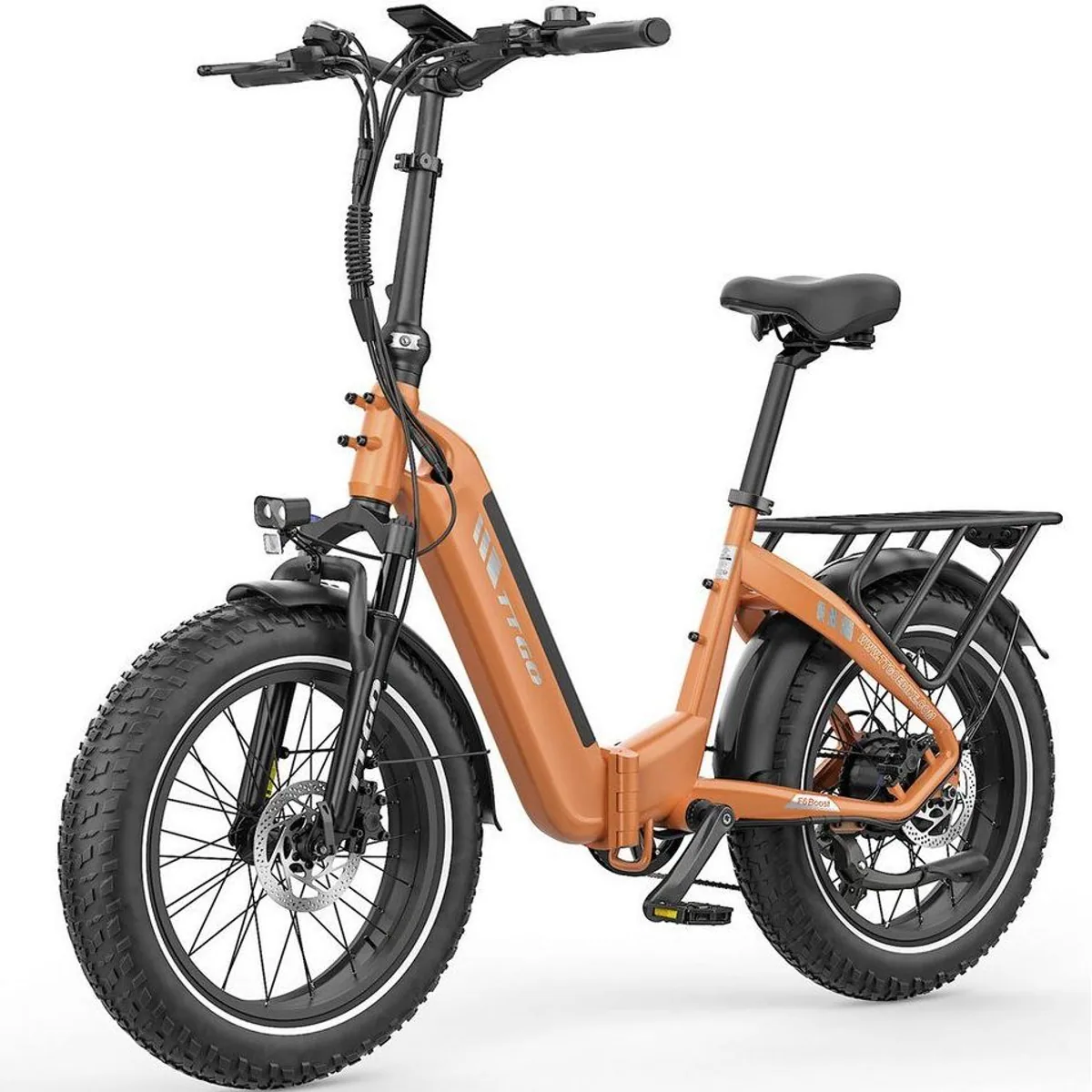 TTGO E-Bike Klapprad, 20 Zoll, 70Nm, 7-Gang Shimano, 864Wh Akku