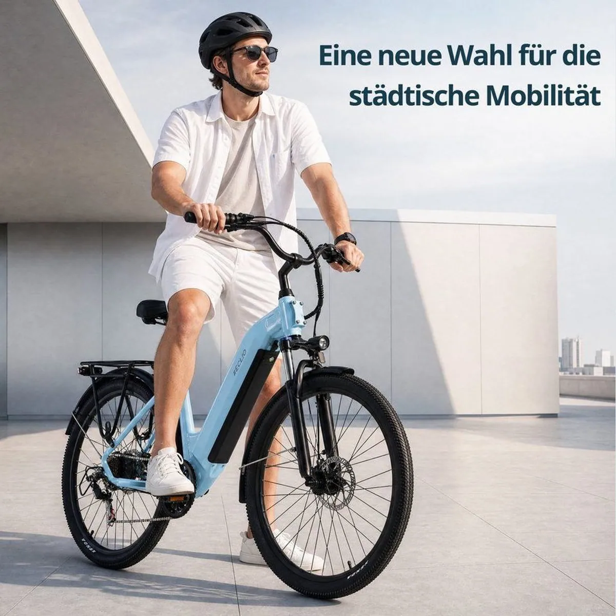 Vankel Eclio Otium 3 City-E-Bike, 250W Motor, 120km Reichweite, Shimano 7-Gang 4