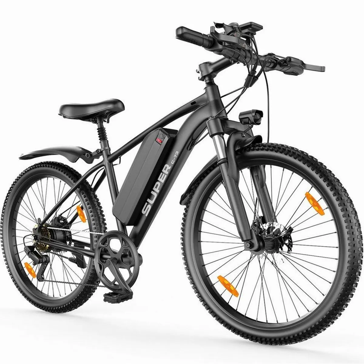 Vankel G73 E-Mountainbike, 250W Motor, 624Wh Akku, Shimano 7-Gang