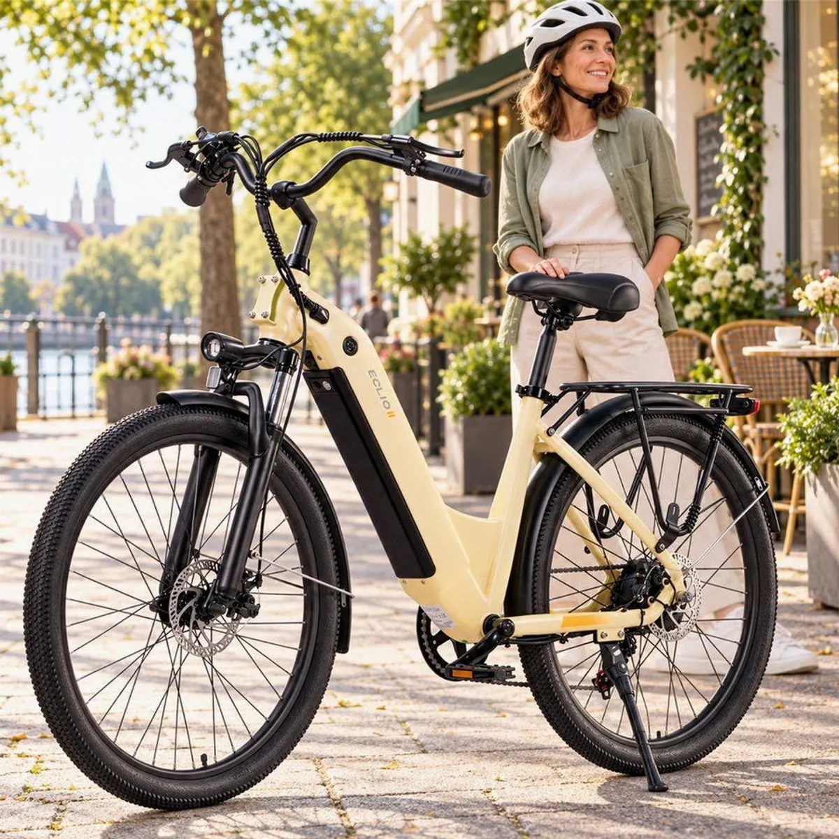 Vankel Eclio Otium 3 City-E-Bike, 250W Motor, 120 km Reichweite, 7-Gang-Schaltung 2