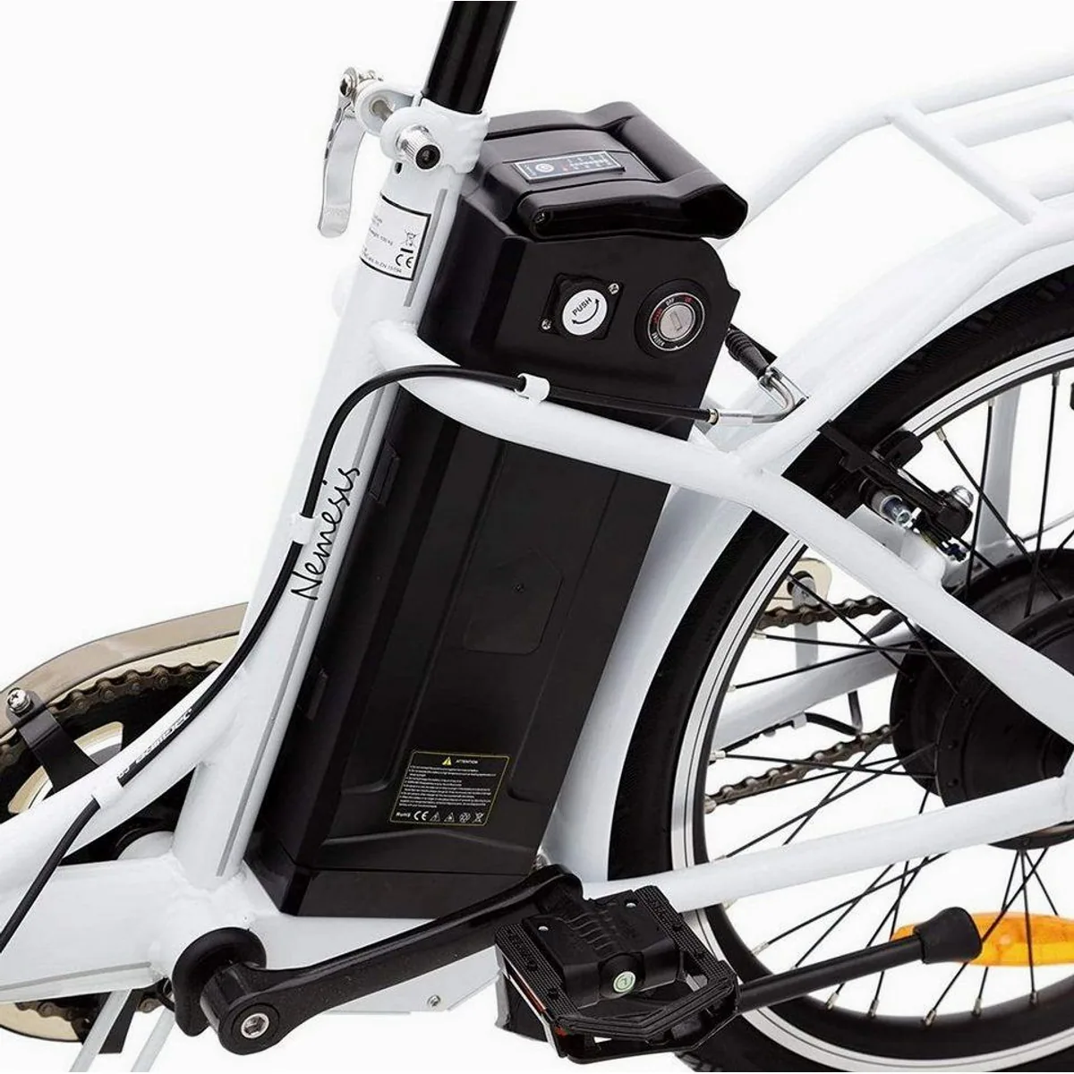 VECOCRAFT E-Bike Faltrad Nemesis, 20 Zoll, 6-Gang, Heckmotor 2