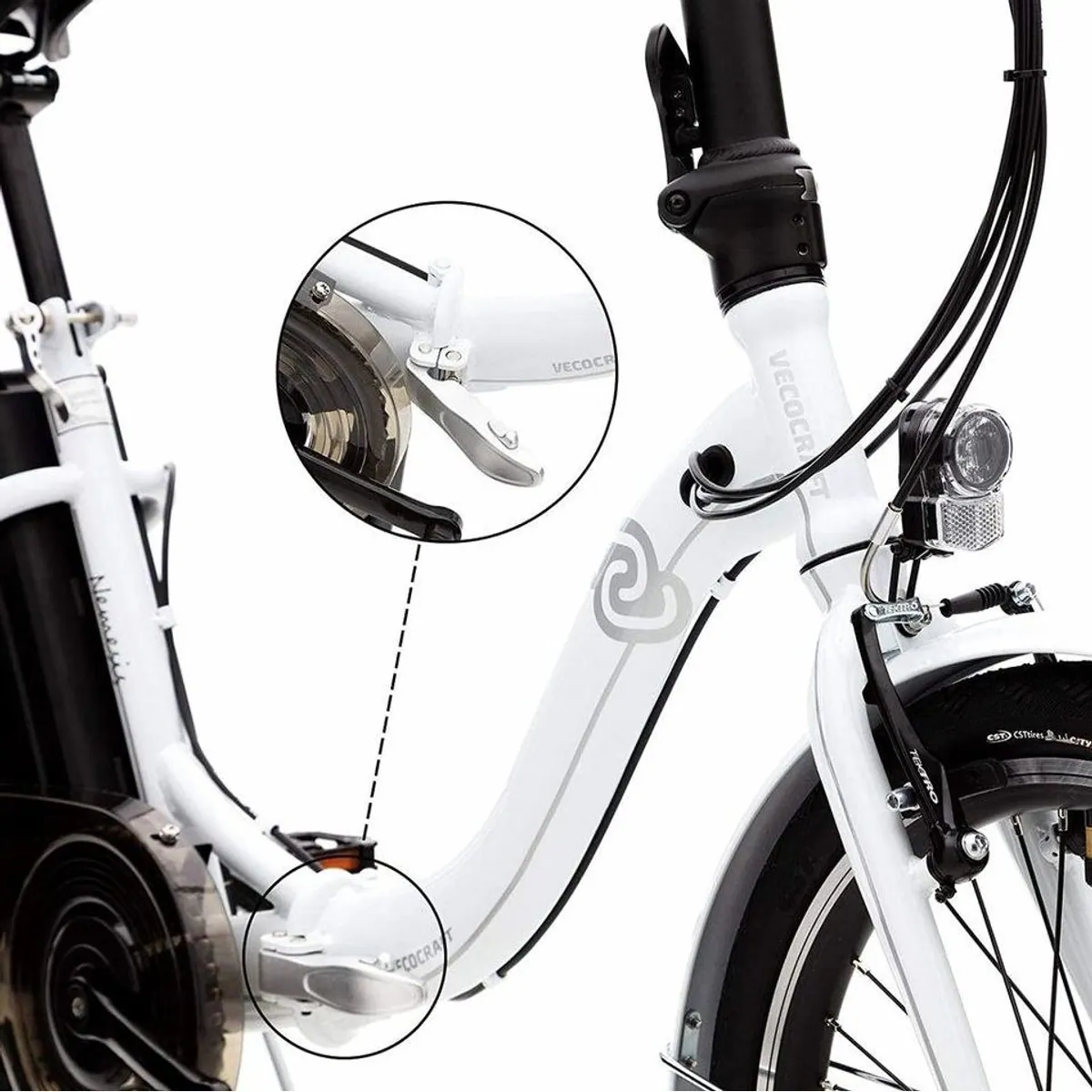 VECOCRAFT E-Bike Faltrad Nemesis, 20 Zoll, 6-Gang, Heckmotor 4