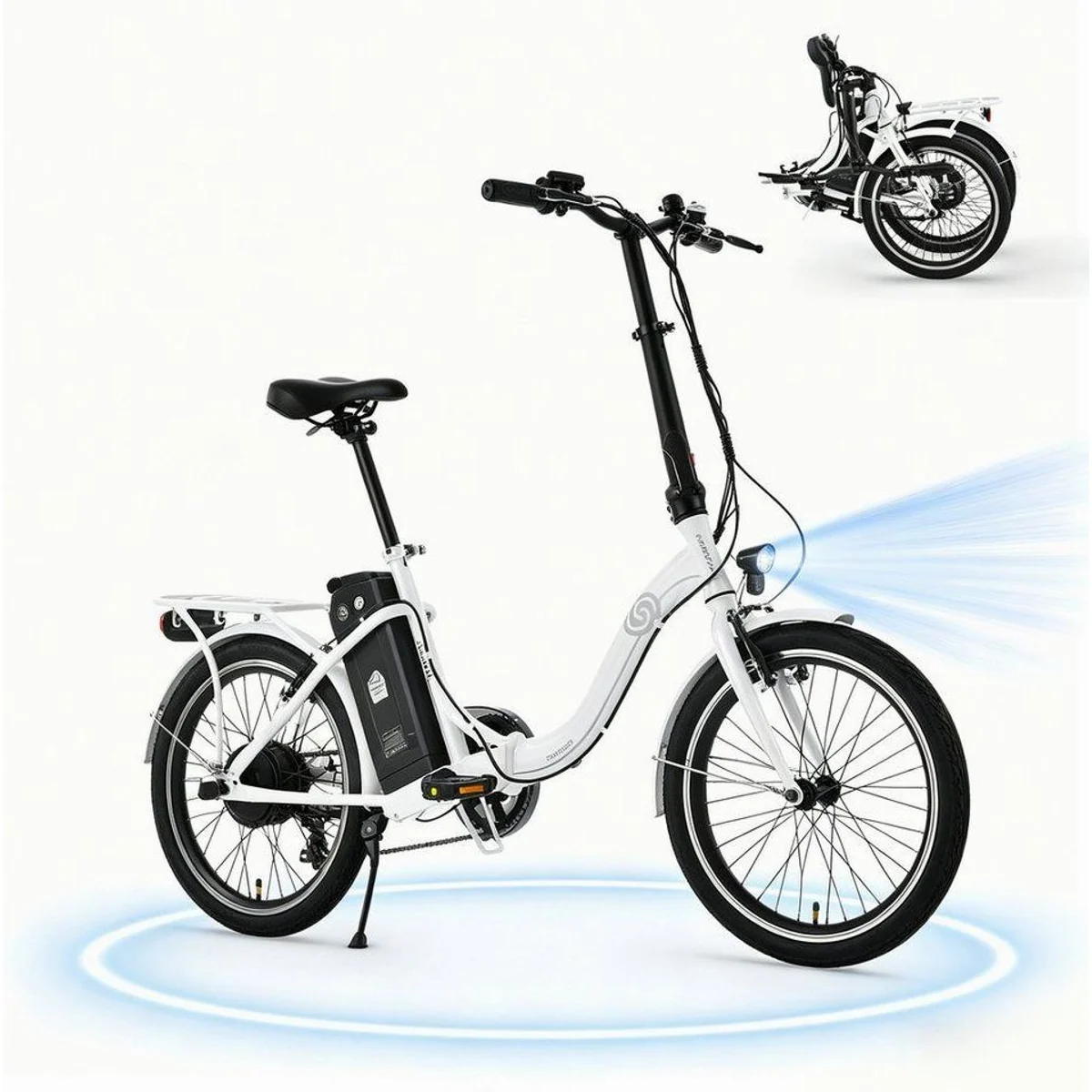 VECOCRAFT E-Bike Faltrad NEMESIS, 468 Wh Akku, 6-Gang, kompakt und leistungsstark