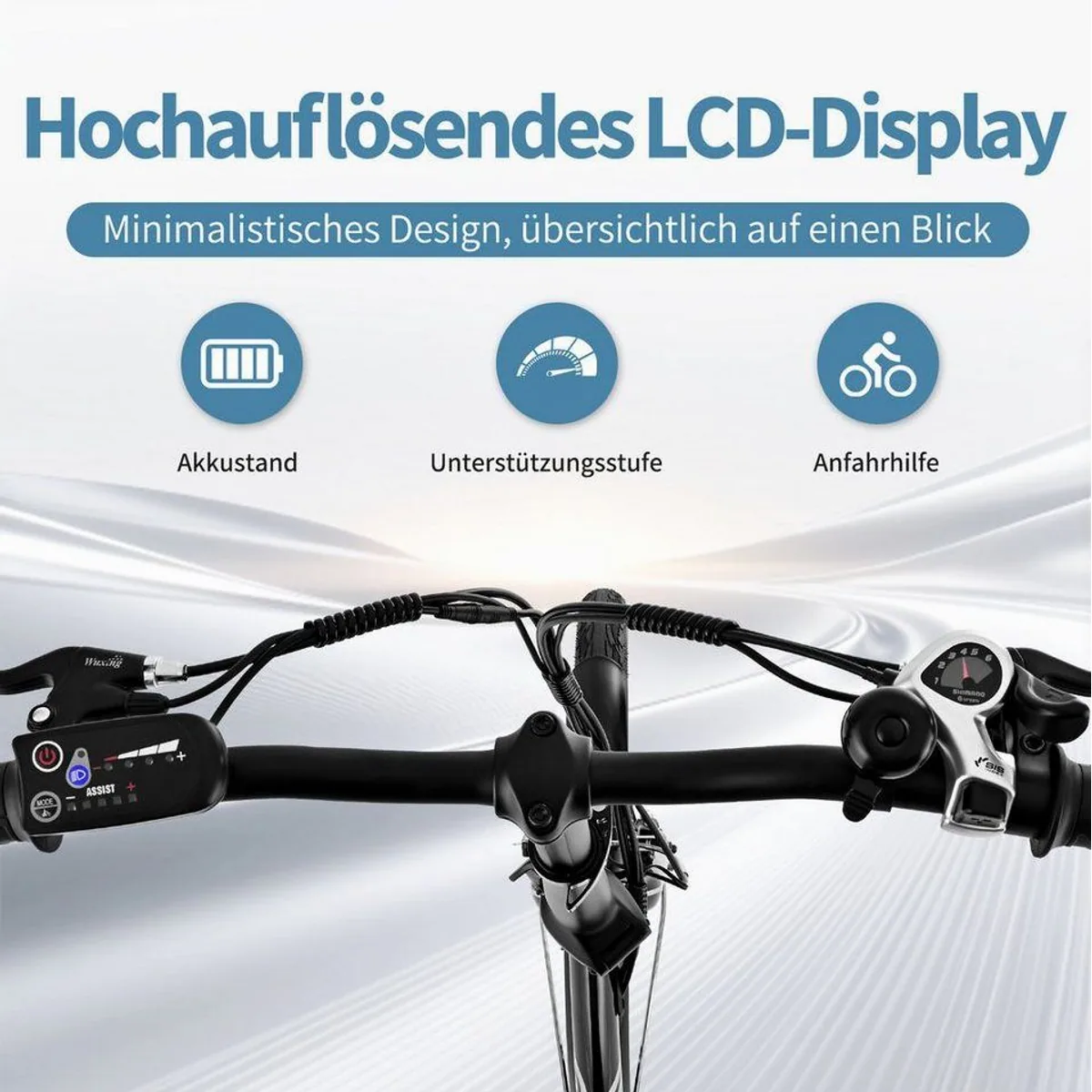 VECOCRAFT E-Bike Faltrad NEMESIS, 468 Wh Akku, 6-Gang, kompakt und leistungsstark 5