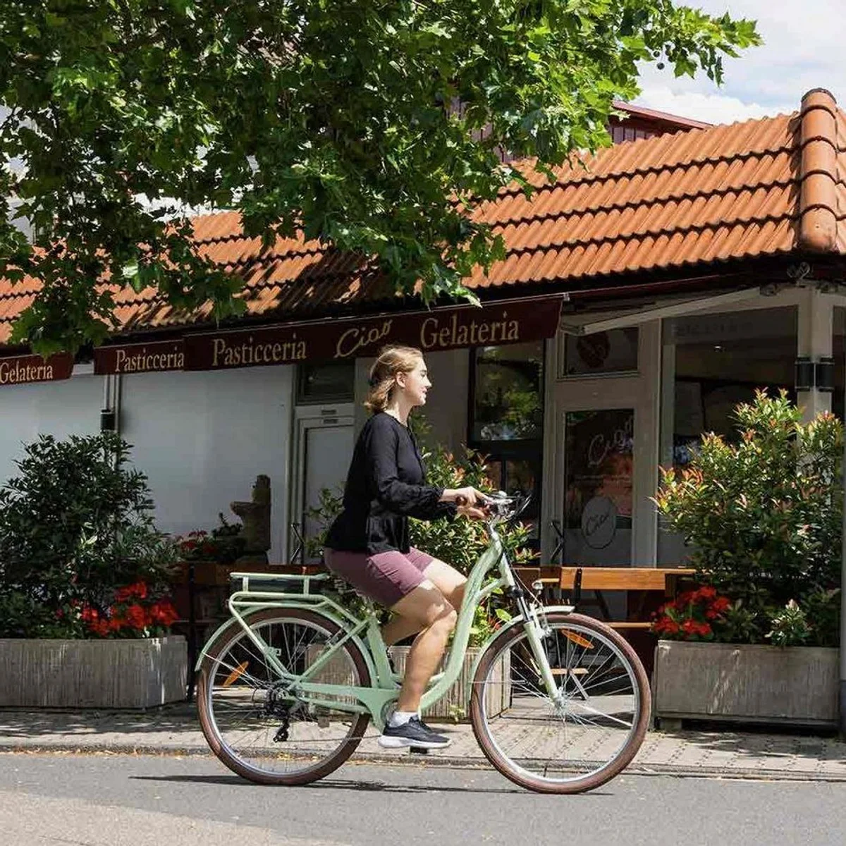VECOCRAFT HEBE E-Bike Cityrad, 7-Gang Shimano, Heckmotor, 360 Wh 4