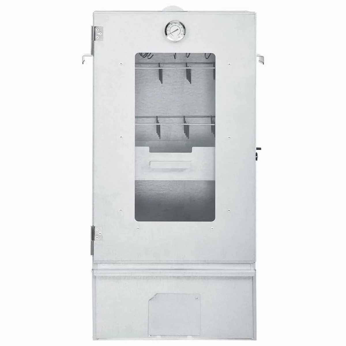 vidaXL Räucherofen Smoker, verzinkter Stahl, inkl. Tisch & Zubehör 2