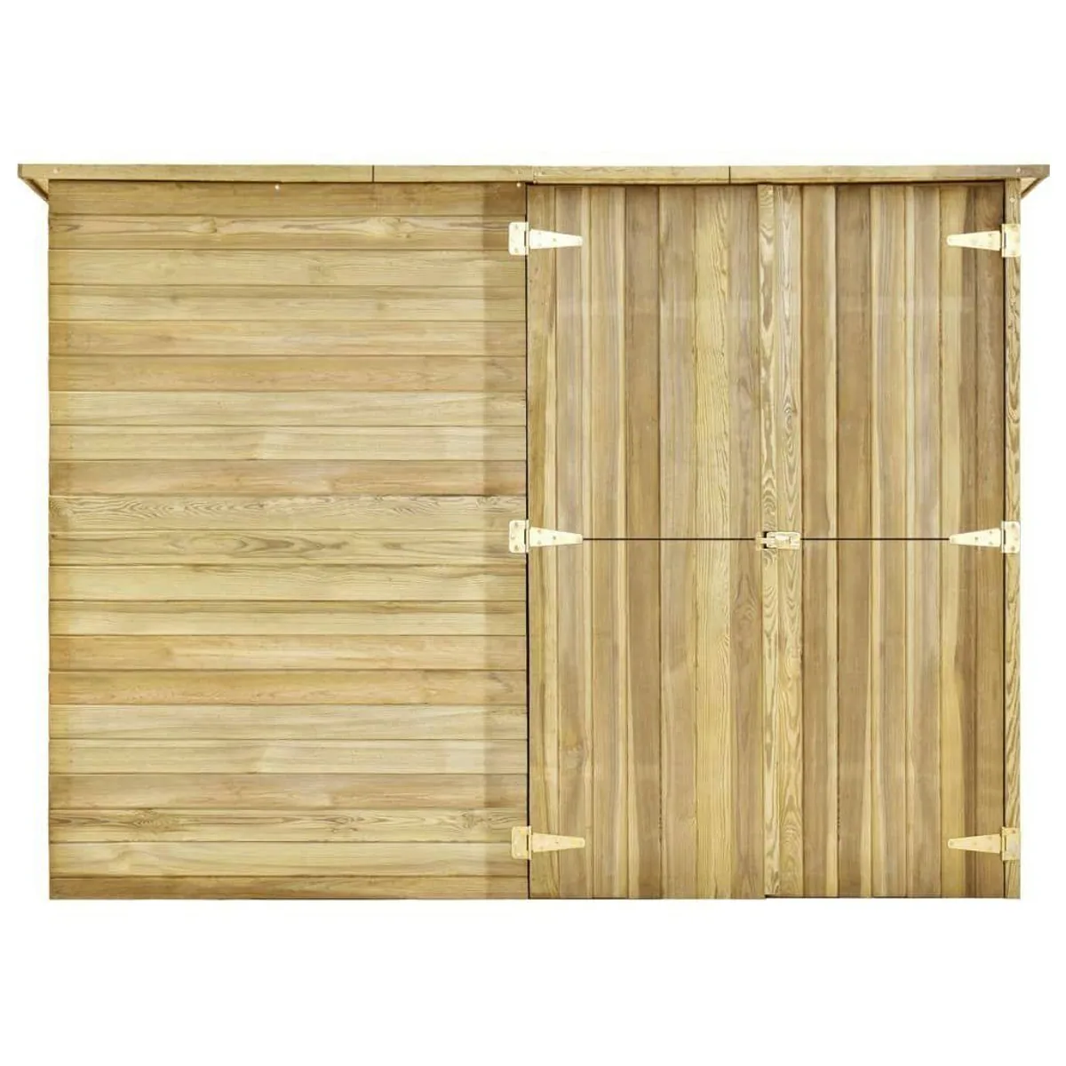 vidaXL Gartenhaus, imprägniertes Kiefernholz, doppelte Tür — 232 x 110 x 170 cm 3