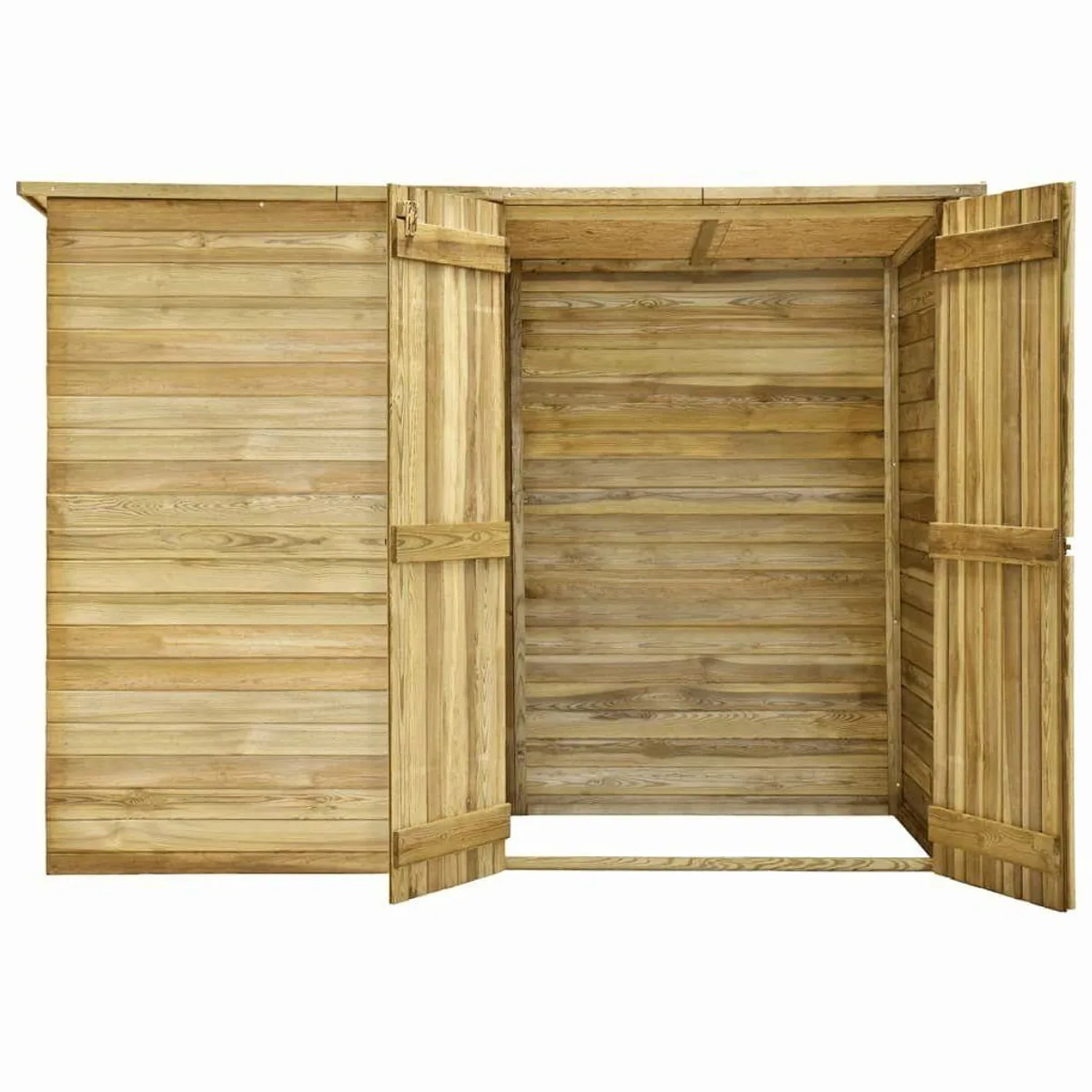 vidaXL Gartenhaus, imprägniertes Kiefernholz, doppelte Tür — 232 x 110 x 170 cm 4